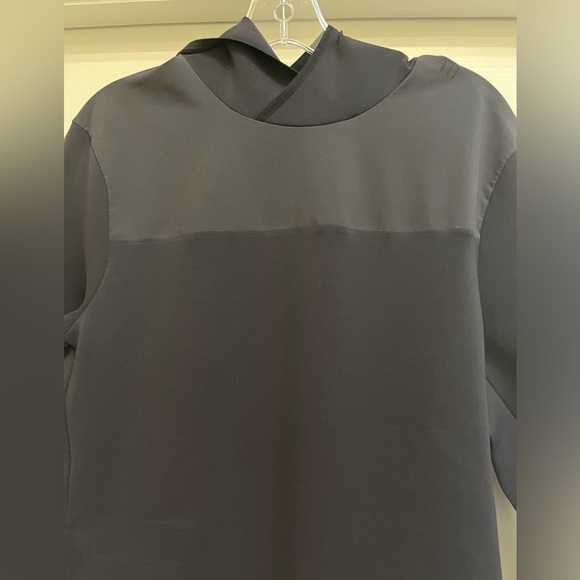 Lululemon Athletica Men's Black Scuba and Nylon Pullover Hoodie Medium, VGUC - Picture 3 of 10